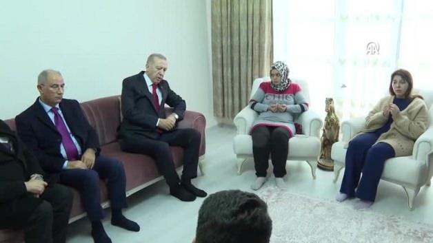 Erdoğan’dan taziye ziyareti: Kuran-ı Kerim okudu, dua etti