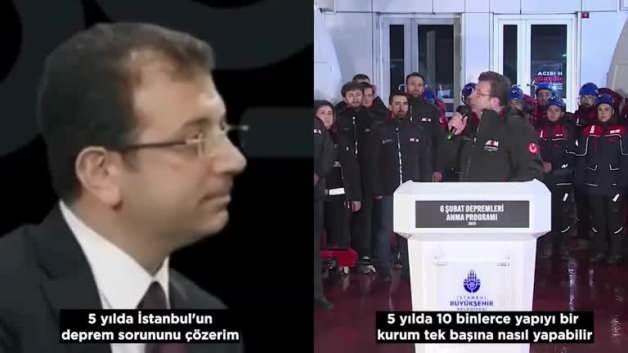 Ekrem İmamoğlu’nun sıfır icraat yaptığı konuşması sosyal medyada viral oldu