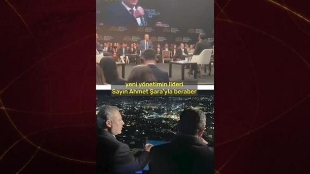 Dışişleri Bakanı Hakan Fidan Şara ile ilgili hatırasını anlattı Dışişleri Bakanı Hakan Fidan Şara ile ilgili hatırasını anlattı