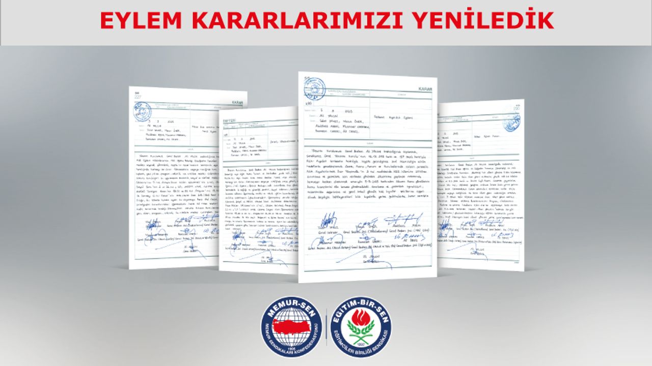 Eğitim Bir Sen’in eylem kararları