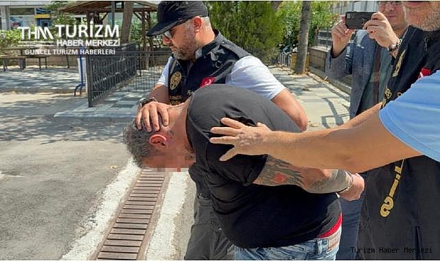 Tatil yaptığı otelde gözaltına alındı!