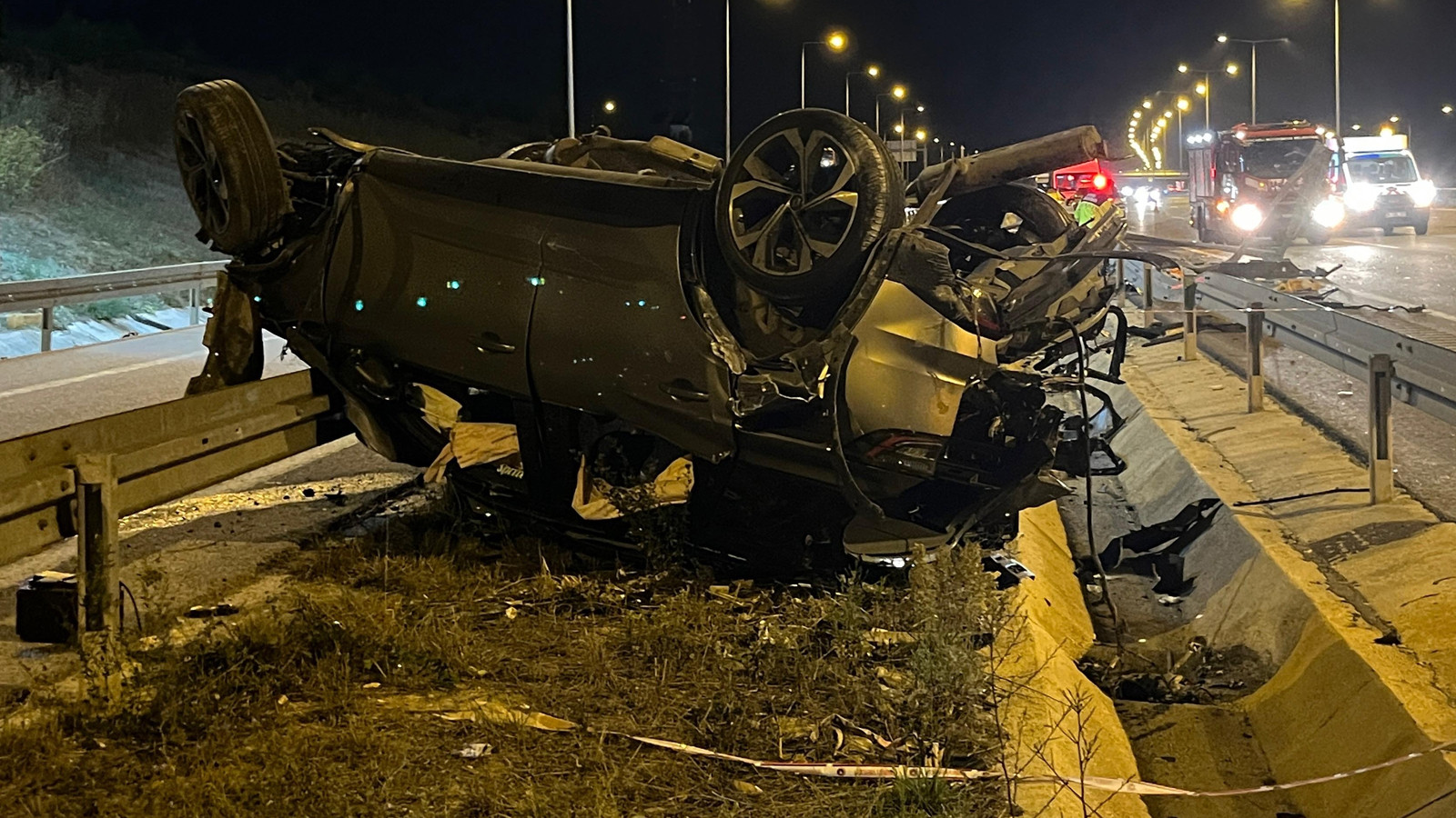 Kuzey Marmara Otoyolu’nda feci kaza : 2 ölü, 5 yaralı